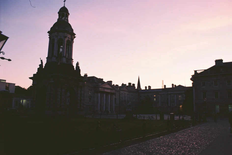 Trinity College Dublin campus early morning