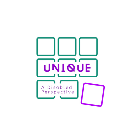 Logo for UNIQUE A Disabled Perspective Disability and Art exhibition 2022