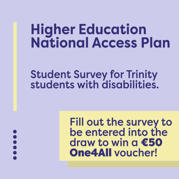 Social Media graphic encouraging students to complete a survey about the National Access Plan